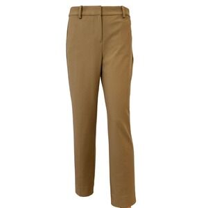 J. Crew Factory Camel/Tan Straight-Leg Trousers